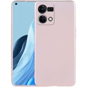 Kilifplus Oppo Reno 7 İnce Mat Esnek Silikon Rose Gold Kılıf