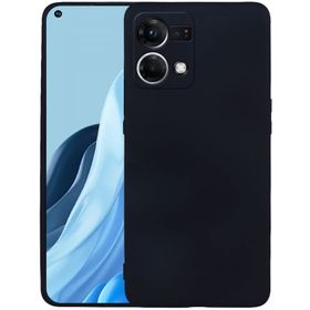Kilifplus Oppo Reno 7 İnce Mat Esnek Silikon Siyah Kılıf