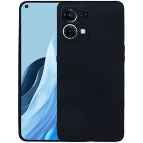 Kilifplus Oppo Reno 7 İnce Mat Esnek Silikon Siyah Kılıf