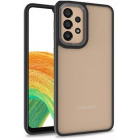Kilifplus Samsung Galaxy A33 5G Electro Silikon Renkli Flora Kapak Siyah Kılıf