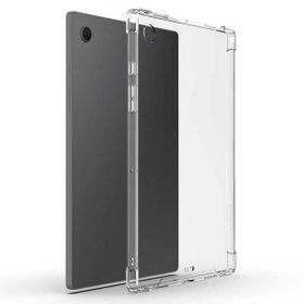 Kilifplus Samsung Galaxy Tab A8 10.5 SM-X200 Şeffaf Kenarları Airbag Anti-Shock Kılıf