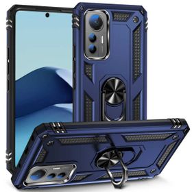 Kilifplus Xiaomi Mi 12 Lite Lacivert Zırhlı Standlı Mıknatıslı Tank Kapak Kılıf