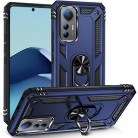 Kilifplus Xiaomi Mi 12 Lite Lacivert Zırhlı Standlı Mıknatıslı Tank Kapak Kılıf