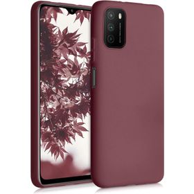 Kilifplus Xiaomi Poco M3 İnce Mat Esnek Silikon Mürdüm Kılıf