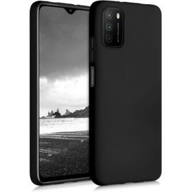 Kilifplus Xiaomi Poco M3 İnce Mat Esnek Silikon Siyah Kılıf