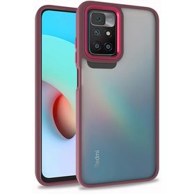 Kilifplus Xiaomi Redmi 10 Kırmızı Electro Silikon Renkli Flora Kapak Kılıf