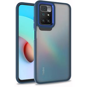 Kilifplus Xiaomi Redmi 10 Mavi Electro Silikon Renkli Flora Kapak Kılıf