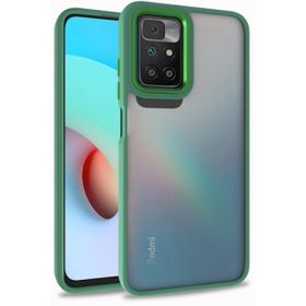Kilifplus Xiaomi Redmi 10 Yeşil Electro Silikon Renkli Flora Kapak Kılıf