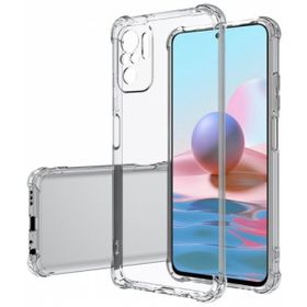Kilifplus Xiaomi Redmi Note 10 Köşe Korumalı Airbag Şeffaf Silikon Anti-Shock Kılıf