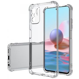 Kilifplus Xiaomi Redmi Note 10S Köşe Korumalı Airbag Şeffaf Silikon Anti-Shock Kılıf