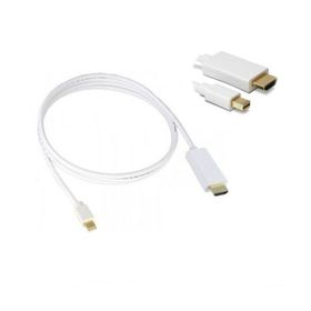 KılıfShop Apple Macbook Pro Mini Display Port Hdmı Dönüştürücü Kablo 1.5M Beyaz Kılıf