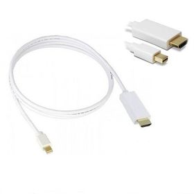 KılıfShop Mini Display Port Hdmı Dönüştürücü Kablo 1.5M Beyaz Kılıf