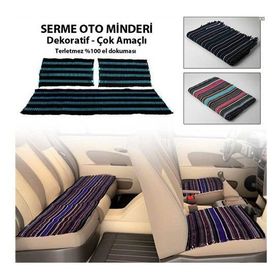 Kilim Dokuma 3 Parça Serme KilimOto Koltuk Kılıfı