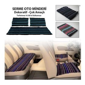 Kilim Dokuma 3 Parça Serme KilimOto Koltuk Kılıfı