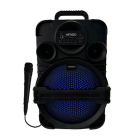 Kimiso QS-1806 Karaoke Mikrofonlu Kablosuz Siyah Bluetooth Hoparlör
