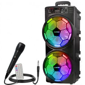 Kimiso QS-8206 El Mikrofonlu Aktif Seyyar Anfi