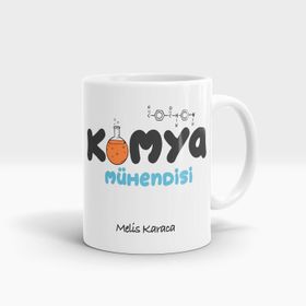 Kimya Mühendisi Tasarımlı Kupa Bardak