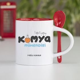 Kimya Mühendisi Tasarımlı Kupa Bardak
