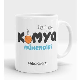 Kimya Mühendisi Tasarımlı Kupa Bardak