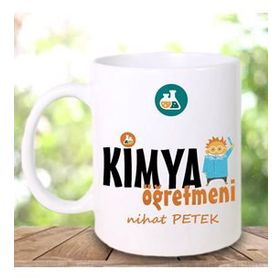 Kimya Öğretmeni Kupa Bardak
