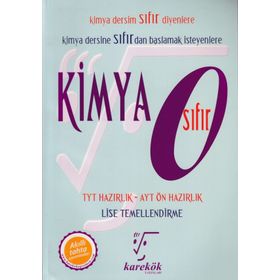 Kimya Sıfır Kimya Karekök Yayınları