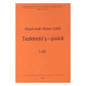 Kınalı-Zade Hasan Çelebi Tezkiretü’ş - Şuara 1.2 Cilt Takım - Hasan Çelebi
