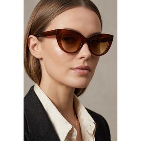 Kinary 1011 Cat Eye Kahverengi Kadın Güneş Gözlüğü