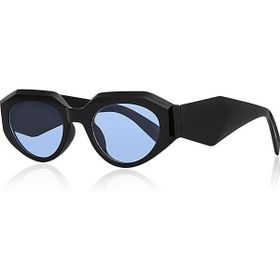 Kinary 1039 Siyah Mavi Cam Unisex Güneş Gözlüğü