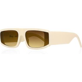 Kinary 1050 Yeni Trend Krem Parlak Unisex Güneş Gözlüğü