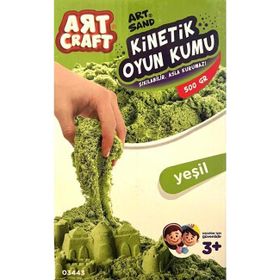 Kinetic Play Sand 500 GR Mor Mavi Yeşil Natural Kinetik Oyun Kumu