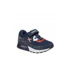 Kinetix 100272909 Largo Pu Lacivert Beyaz Kırmızı Erkek Çocuk Sneaker