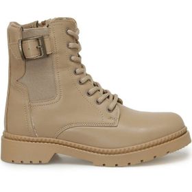 Kinetix 101414091 Alona 3PR Kahverengi Biker Kadın Bot