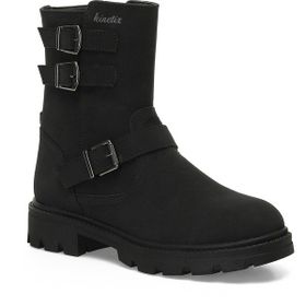 Kinetix 101924883 Respo 4PR Siyah Biker Kadın Bot