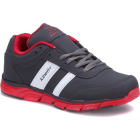 Kinetix 1315031 Koyu Gri Kırmızı Beyaz Erkek Spor Ayakkabı