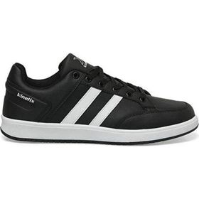 Kinetix A101491484 101491484 Kort Pu 4FX Siyah Beyaz Erkek Spor Ayakkabı