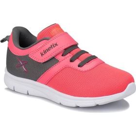 Kinetix Anka Gri-Neon-Pembe Çocuk Spor Ayakkabı