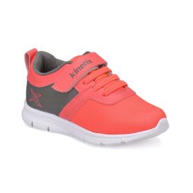 Kinetix Anka Gri-Neon-Pembe Çocuk Spor Ayakkabı