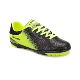 Kinetix Menez Turf Siyah-Neon Sarı-Gümüş Erkek Halı Saha Ayakkabısı