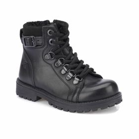 Kinetix Sardone Leather Siyah Erkek Çocuk Bot
