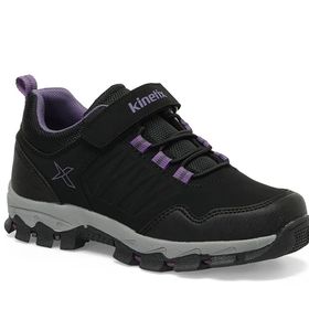 Kinetix Sher 3PR Siyah Mor Kız Çocuk Outdoor Ayakkabı