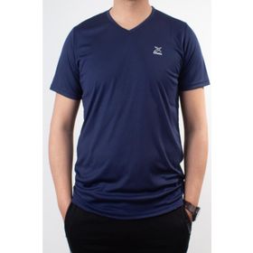 Kinetix SN-222 Neck Lacivert Günlük Erkek T-shirt