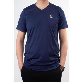 Kinetix SN-222 Neck Lacivert Günlük Erkek T-shirt