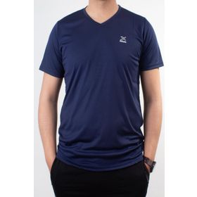 Kinetix SN-222 Neck Lacivert Günlük Erkek T-shirt