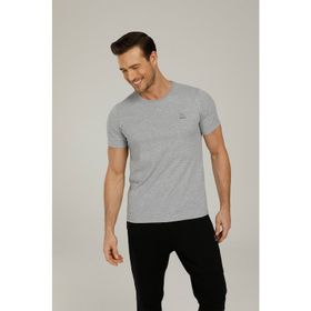 Kinetix SN220 Basic C Neck Gri Erkek Kısa Kol T-Shirt