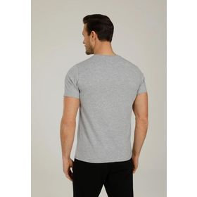 Kinetix SN220 Basic C Neck Gri Erkek Kısa Kol T-Shirt