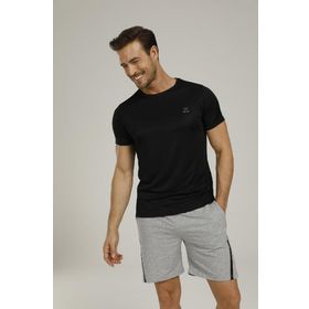 Kinetix SN220 Basic C Neck Gri Erkek Kısa Kol T-Shirt