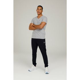 Kinetix SN221 Basic V Neck Gri Erkek Kısa Kol T-Shirt