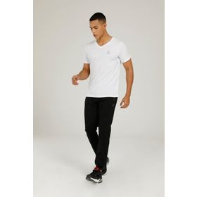 Kinetix SN221 Basic V Neck Gri Erkek Kısa Kol T-Shirt