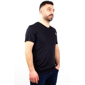 Kinetix SN222 Basic V Neck Siyah Erkek T-Shirt