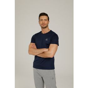 Kinetix SN225 Basic Pes C Neck T- Lacivert Erkek T-shirt
